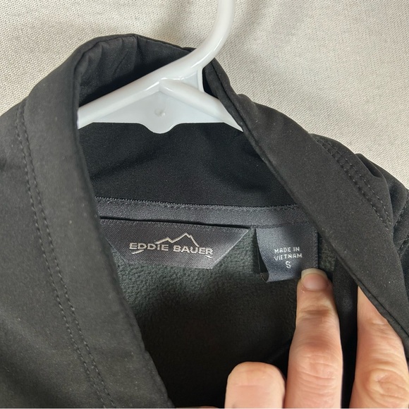 Verizon Black Soft Shell Jacket Women’s S Small Eddie Bauer Full Zip Pockets - Picture 10 of 16